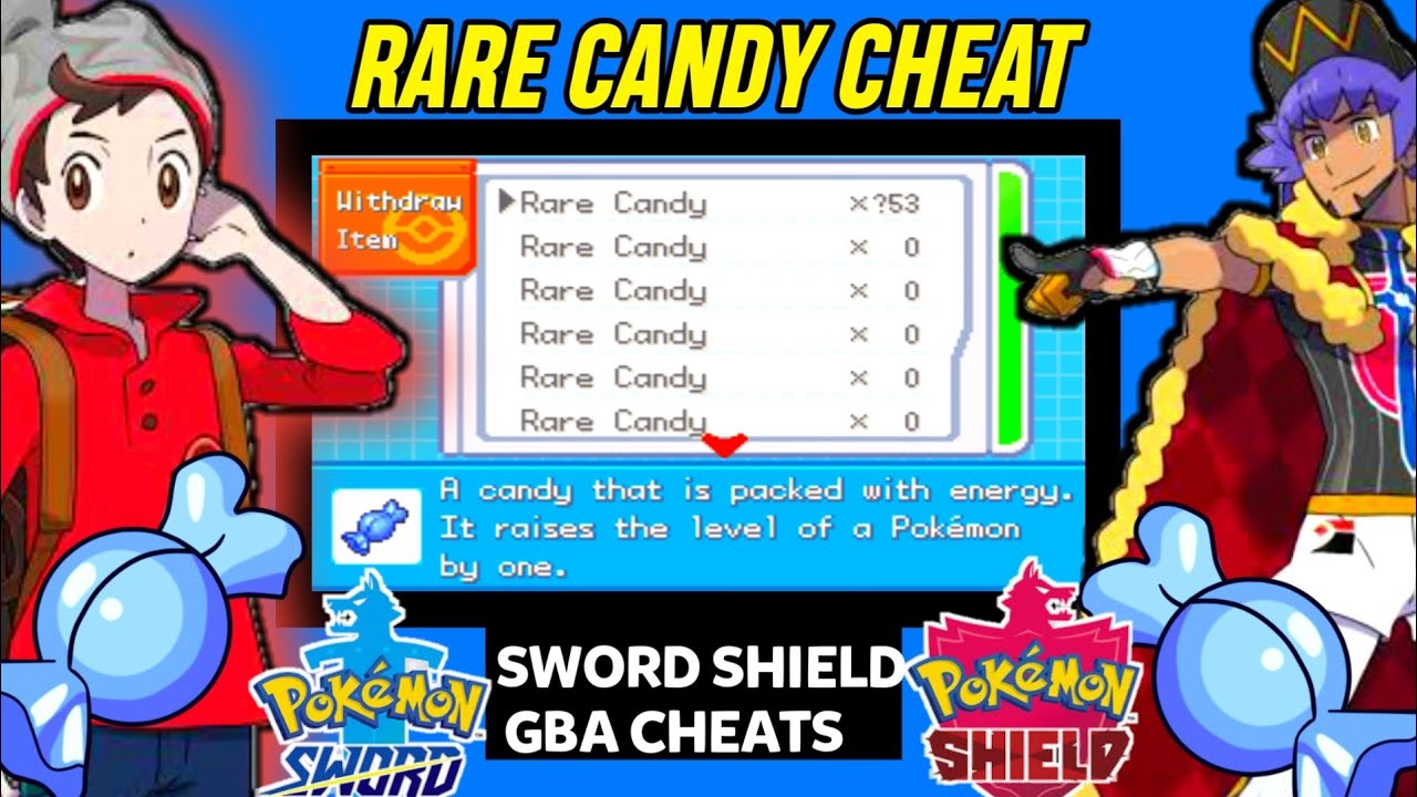 Pokemon Sword Rare Candy Cheat