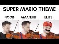 4 Levels Of Mario Music: Noob to Elite