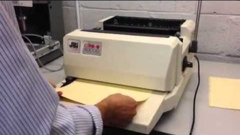 Used James Burn PB3000 Wire & Calendar Binding Mahine