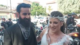 Gelin ve damadın tutkusu düğünlerine yansıdı