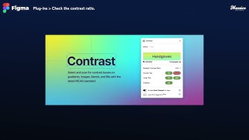 How to use Figma’s “Contrast” “A11y - Color Contrast Checker” plug-in