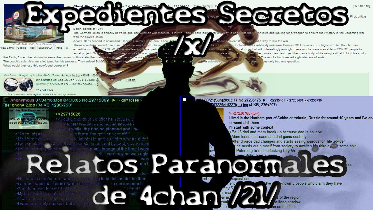 Expedientes Secretos /x/ - Relatos Paranormales de 4chan /21/