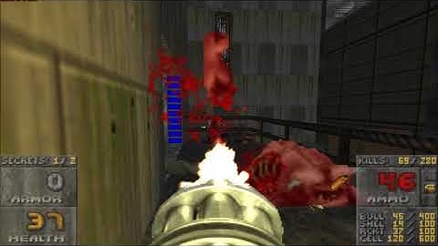 Doom 2 Hellebarde Level 17 UV Max with Beautiful Doom