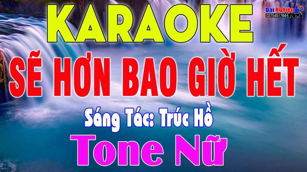 Sẽ Hơn Bao Giờ Hết Karaoke Tone Nữ Nhạc Sống Cha Cha Cha Cực Sung Hát Phê || Karaoke Đại Nghiệp