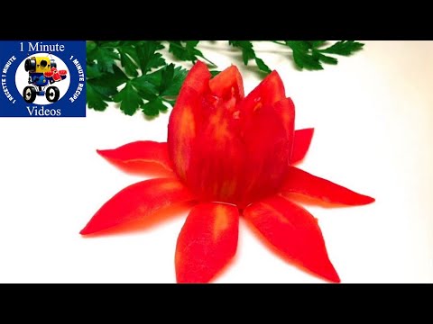 Video: Cómo Decorar Una Ensalada Con Tomates
