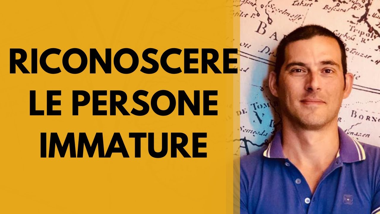 Come riconoscere le persone immature emotivamente