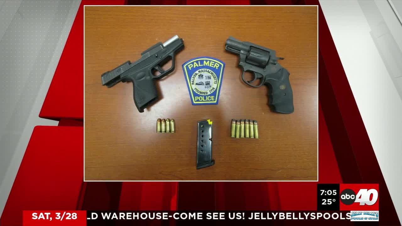 Traffic stop leads to gun arrests in Palmer - YouTube