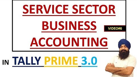 SERVICE SECTOR BUSINESS ACCOUNTING IN TALLY PRIME 3.0 | ACCOUNTING INVOICE ENTRY IN TALLY PRIME 3.0