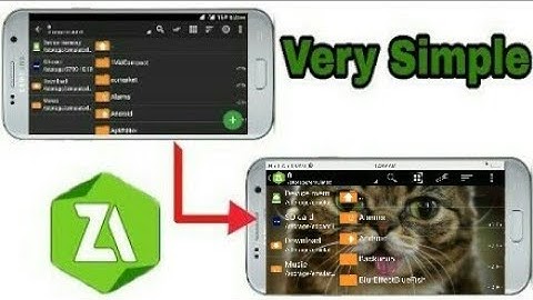 How To Change ZArchiver Background Look Like AndroKing