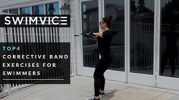 TOP 4 - Resistance Band Exercises for Swimmers | SWIMVICE