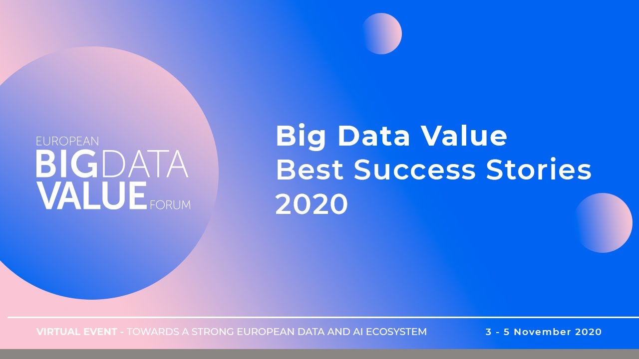 EBDVF 2020 : Big Data Value Best Success Stories 2020 - YouTube