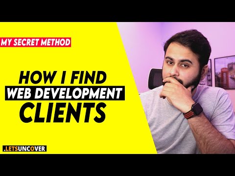 My Secret Way to Find Web Development Clients, Sell Website Creation Services, $1000 Per