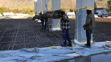 How to place rebar in floors extremely fast for warehouses, distribution or datacenters
