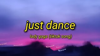 Just Dance - Lady Gaga | Sped Up - TikTok Song (Lyrics Video) Resimi