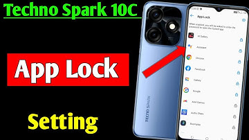 Techno Spark 10C me app lock kaise lagaye | how to set app lock Techno Spark 10C