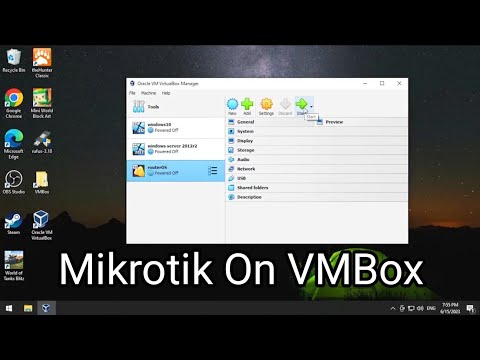 Install MikroTik RouterOS on Virtualbox | Make PC a Mikrotik router | MikroTik Oracle VM VirtualBox