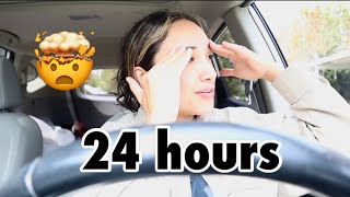I spent 24 hours in my car *challenge*