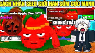 CÁCH NHẬN SEED GIỚI HẠN Commando Apple MỚI NHẤT DAME TO HIẾM Plant Vs Brainrot | Roblox