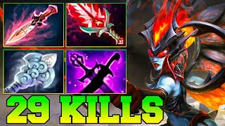 29 Kills QOP Dota 2 Mid - Best Queen Of Pain Dota 2 Pro Gameplay Guide Build 7.35