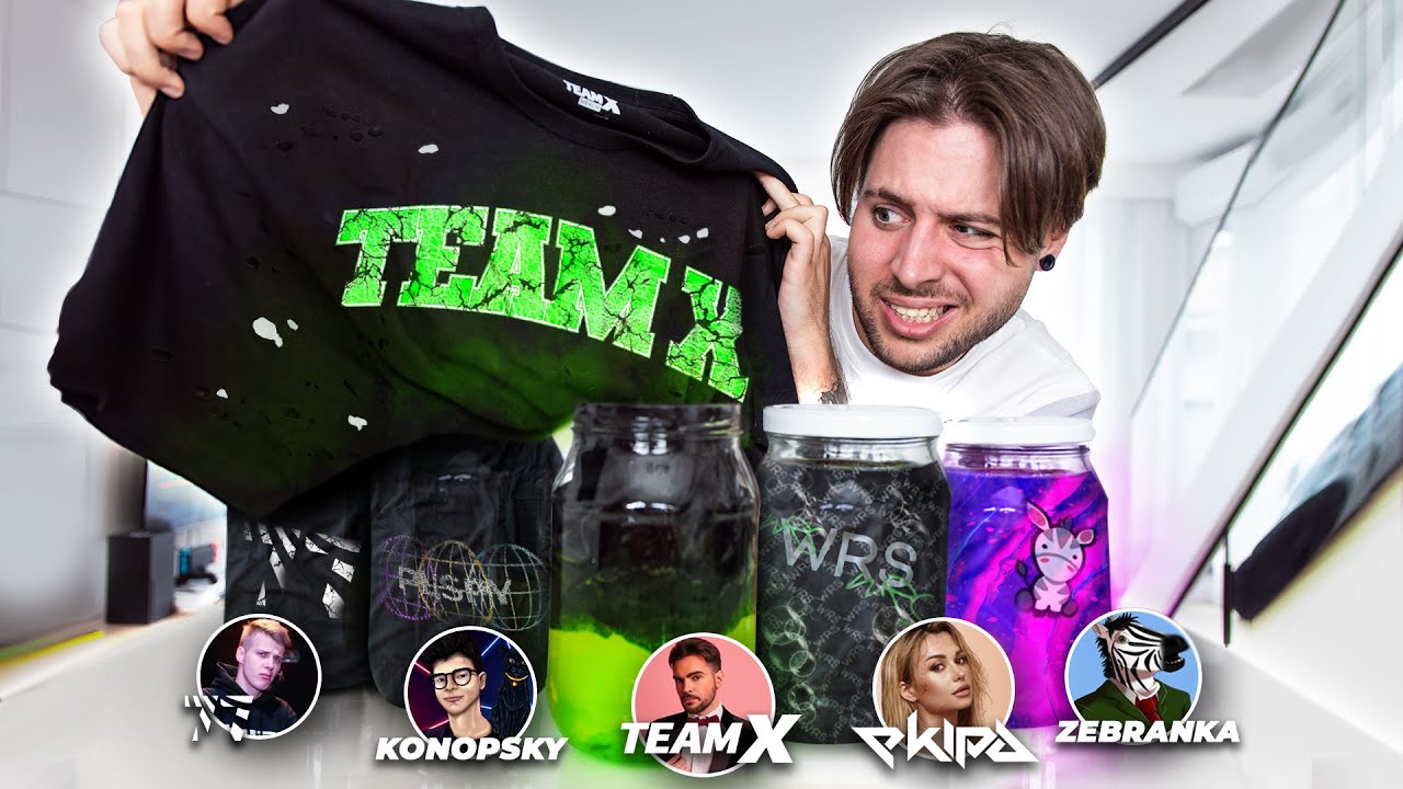 EKSTREMALNY TEST SKLEPÓW YOUTUBERÓW! (Konopksyy, Wersow, Nitro, Zebo, Team X)