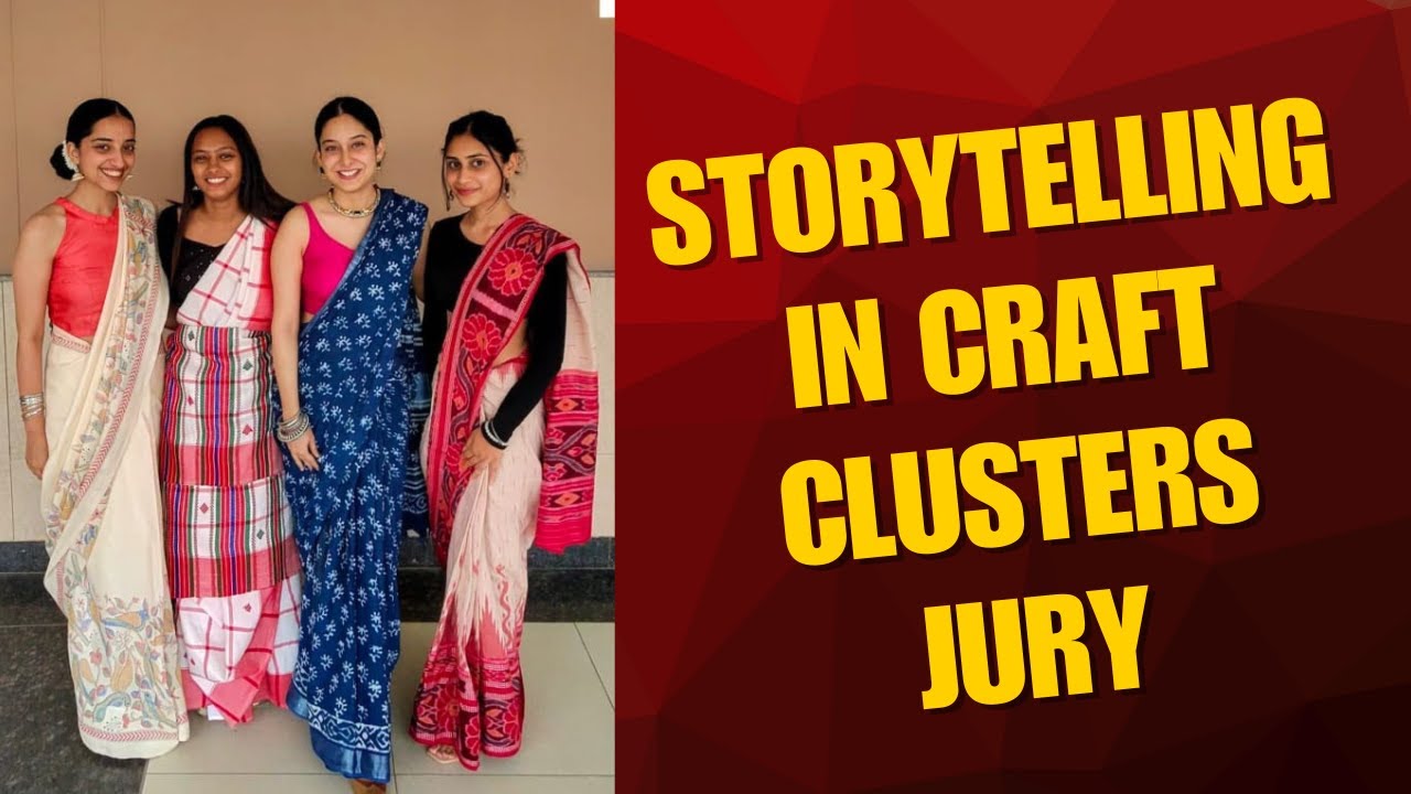 Storytelling in Craft Clusters Jury, NIFT Panchkula. 