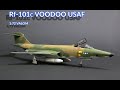 McDonell RF-101C Voodoo USAF 1/72 Valom scale model Full Video Build