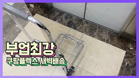부업에 좋은 쿠팡플렉스 새벽배송 황금비율로 받았습니다!