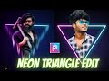PICSART NEON TRIANGLE EDIT TAMIL | MOBILE EDITING |(100% EASY) | PICSART EDITING |TAMIL TECHSQUAD