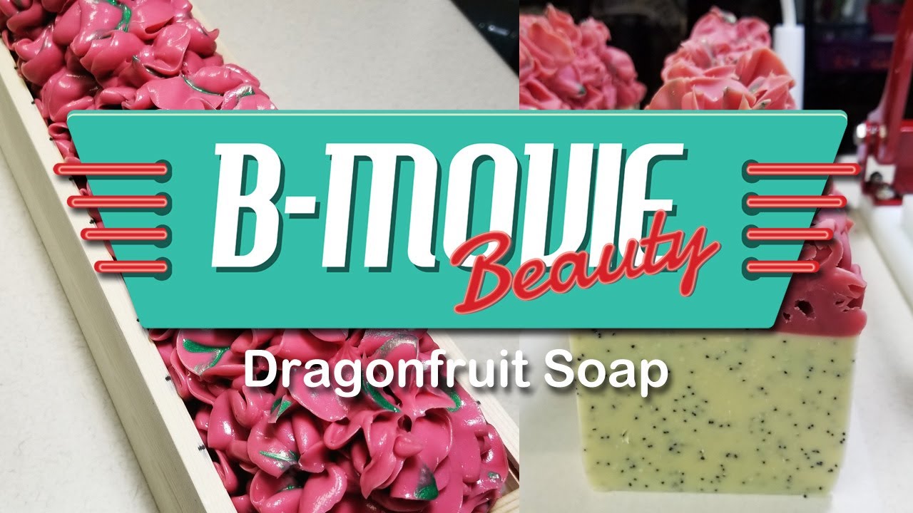 Making Dragonfruit Soap