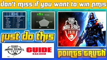 How to qualify PMIS 2 | pmis squad and line up tips | pmis points and registration 2020