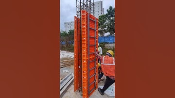 Plastic Formwork for columns  #columnshuttering #construction