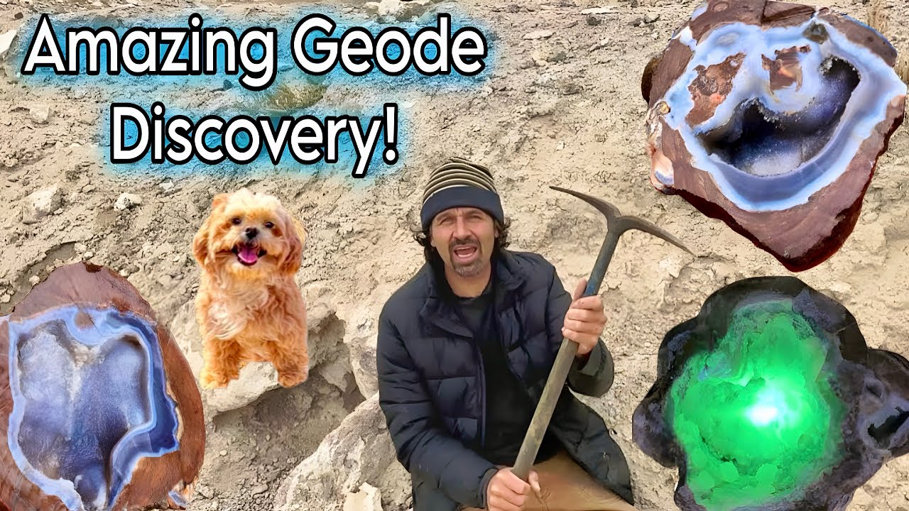 Множество кристаллических жеод в этом БЕСПЛАТНОМ месте