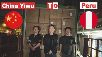 China Sourcing Agent Sources & Ships 40HQ From Yiwu To Peru