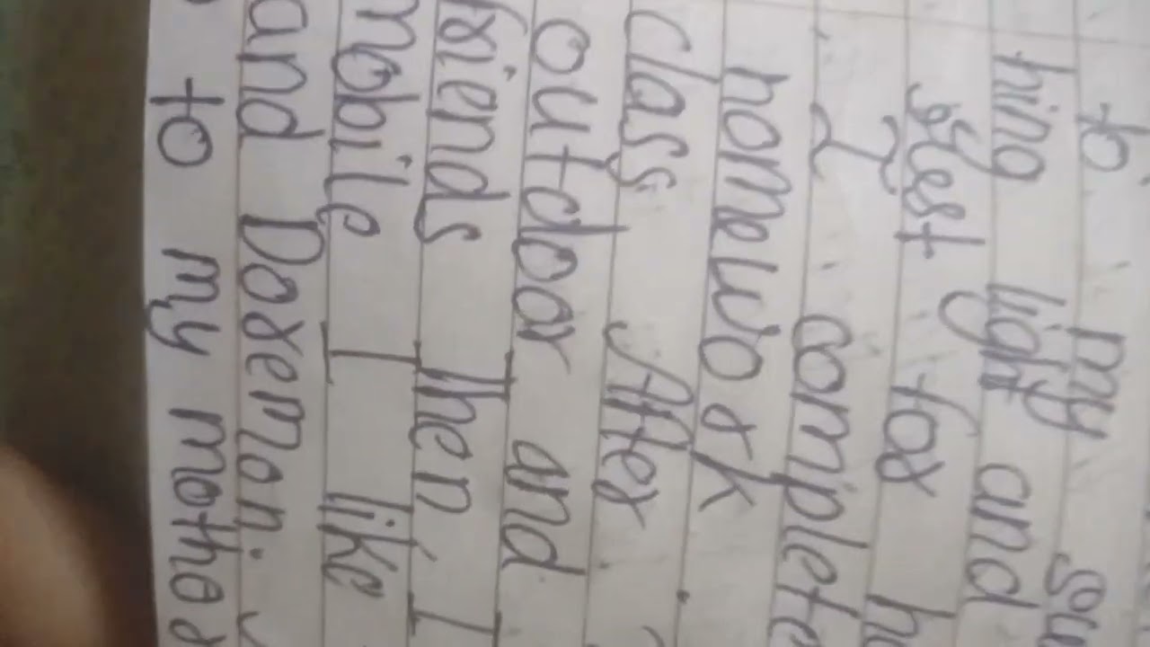 Daily routine  writing easy 📘🖊️✏️📖