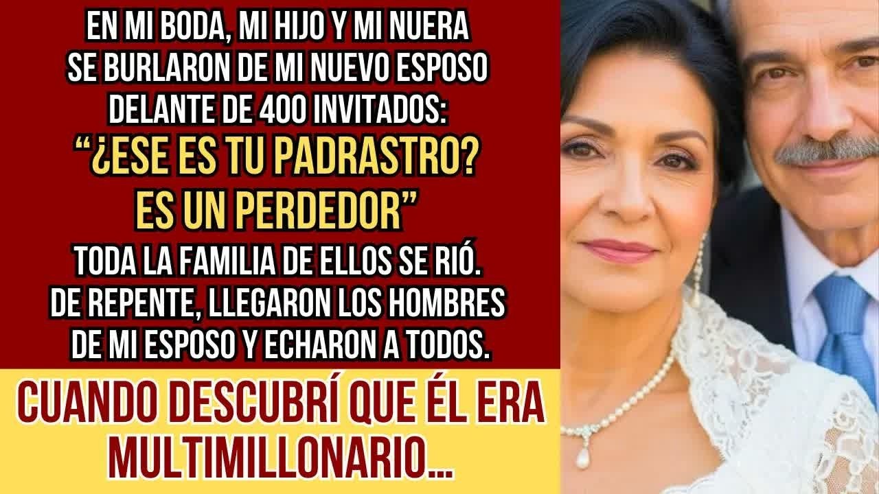 HISTORIA REAL  En mi boda, mi hijo y su nuera humillaron a mi esposo