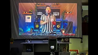 WiMiUS Mini Proyector Portatil 4K【Netflix Oficial/Dolby】 WiMiUS Proyector 1080P FHD con Auto