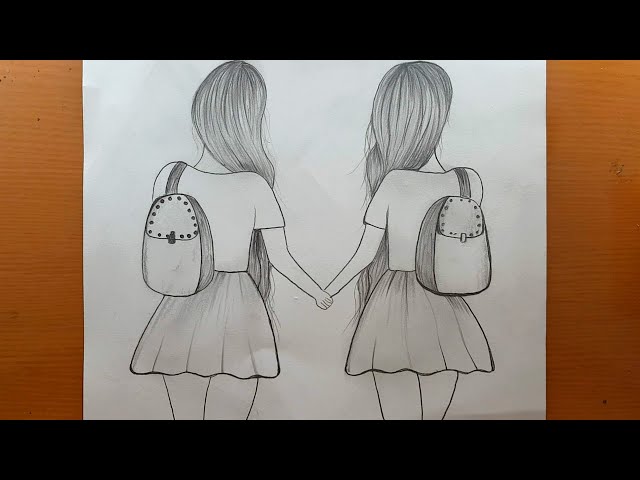 kawaii Desenhos tumblr BFF kawaii  Bff drawings, Drawings of friends, Best  friend drawings