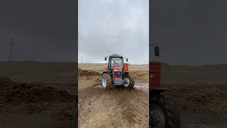 The Tractor Is Trying To Move Backwards.