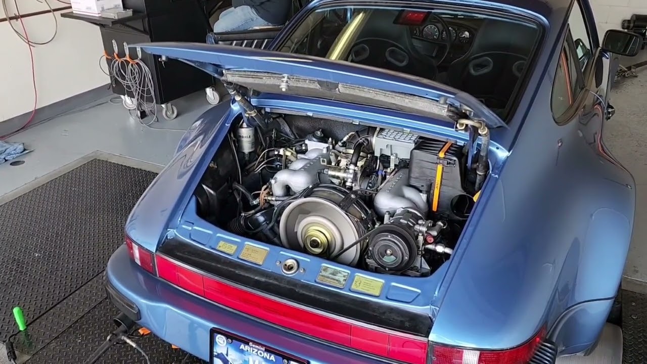 1987 Porsche 911 Steve Wong tune on Ed Pink's dyno