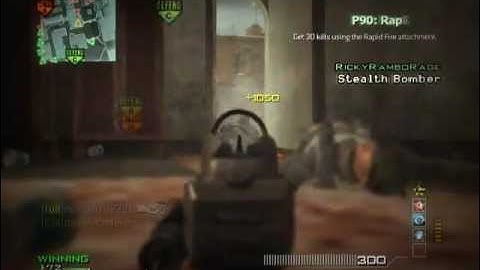 MW3 P90 Silencer Rapid Fire MOAB