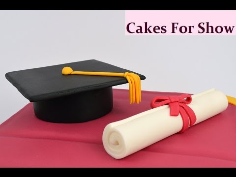 Making Graduation Cake Toppers