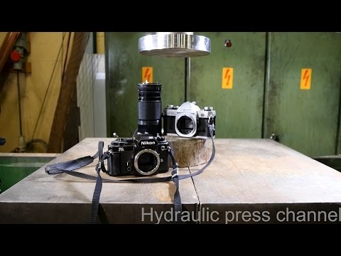 A Hydraulic Press Makes Film Cameras More Compact