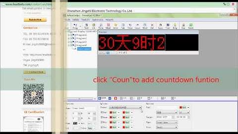How to program LLDP5-K16128B Leadleds led sign