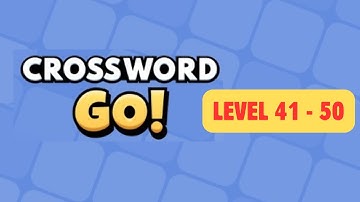 Crossword Go Game Walkthrough | Levels 41 to 50