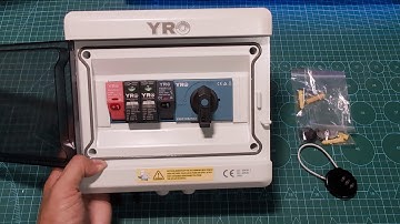 YRO Solar PV Combiner Box 1in 1out DC1000V