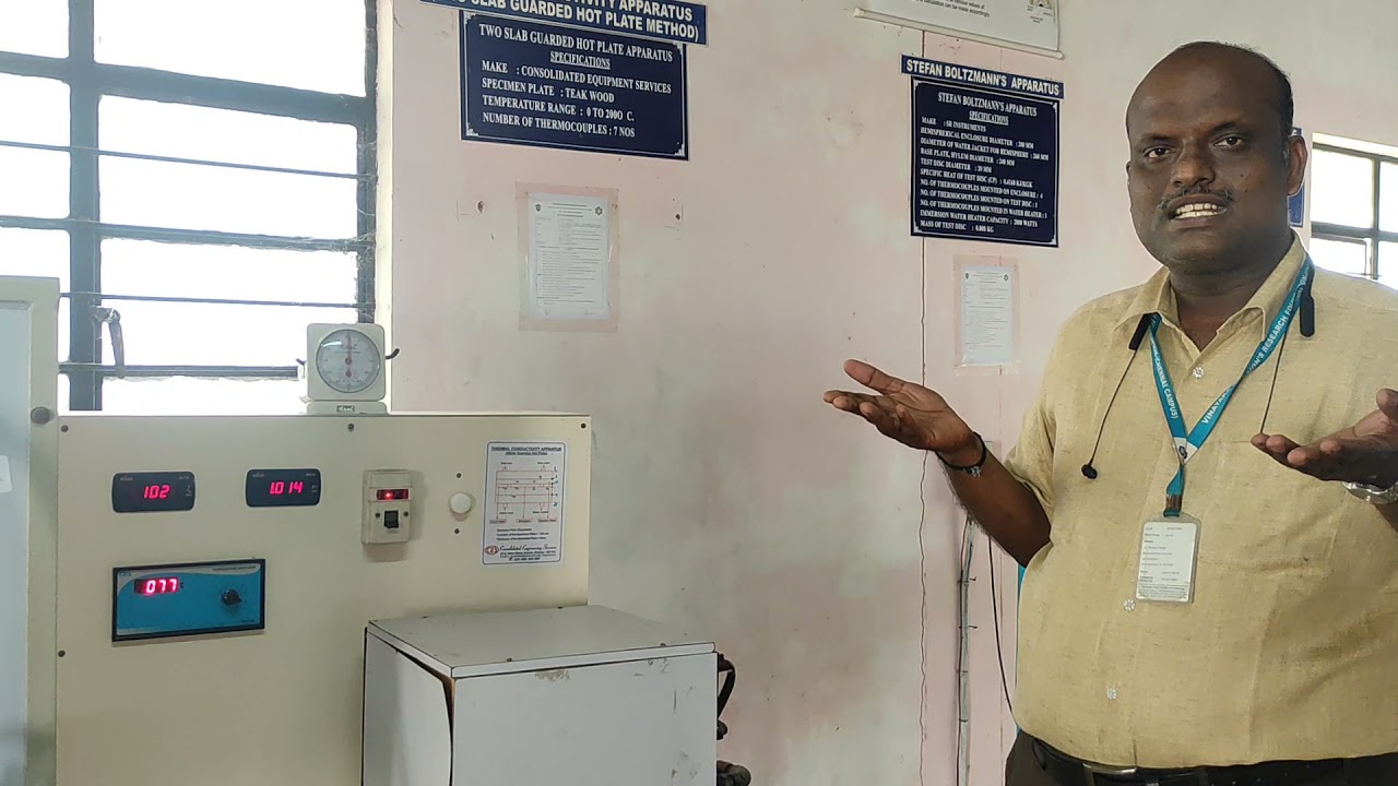 2 1Determination of Thermal conductivity Two slabs guarded hot plate