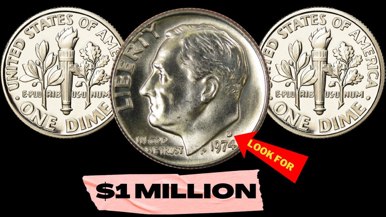 Breaking News: 1974 Liberty Dime Valued at $1 Million - Silver Dimes worth  money 2023