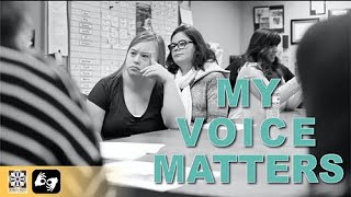 My Voice Matters (ASL Interpretation)