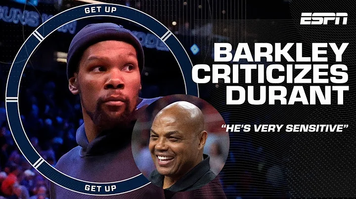 Kevin Durant claps back at Charles Barkley for saying 'he's very sensitive' 👀 | Get Up