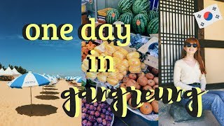 My Seoul to Gangneung Day Trip | KTX, Beaches, and Cafes VLOG
